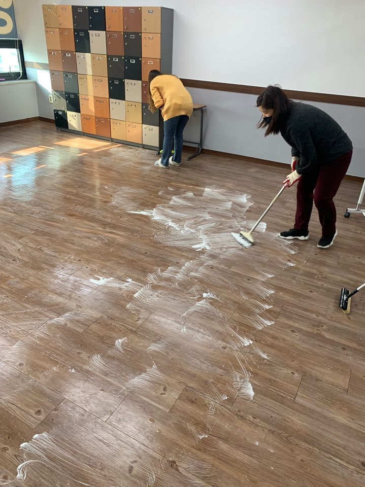 영통경기간호학원은 대청소중!!