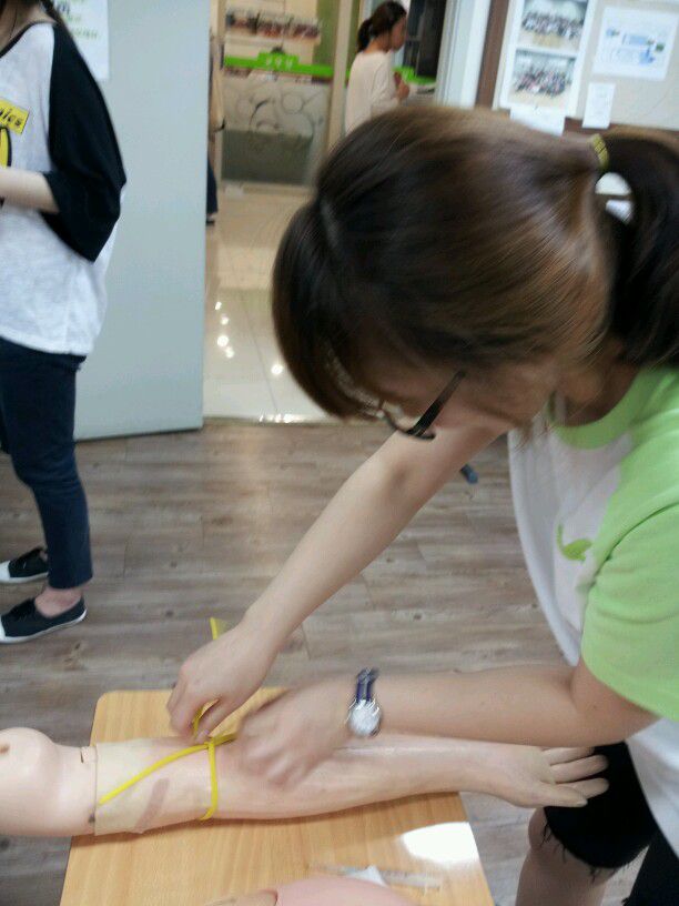 야간반 정맥내주사(I.V) 실습